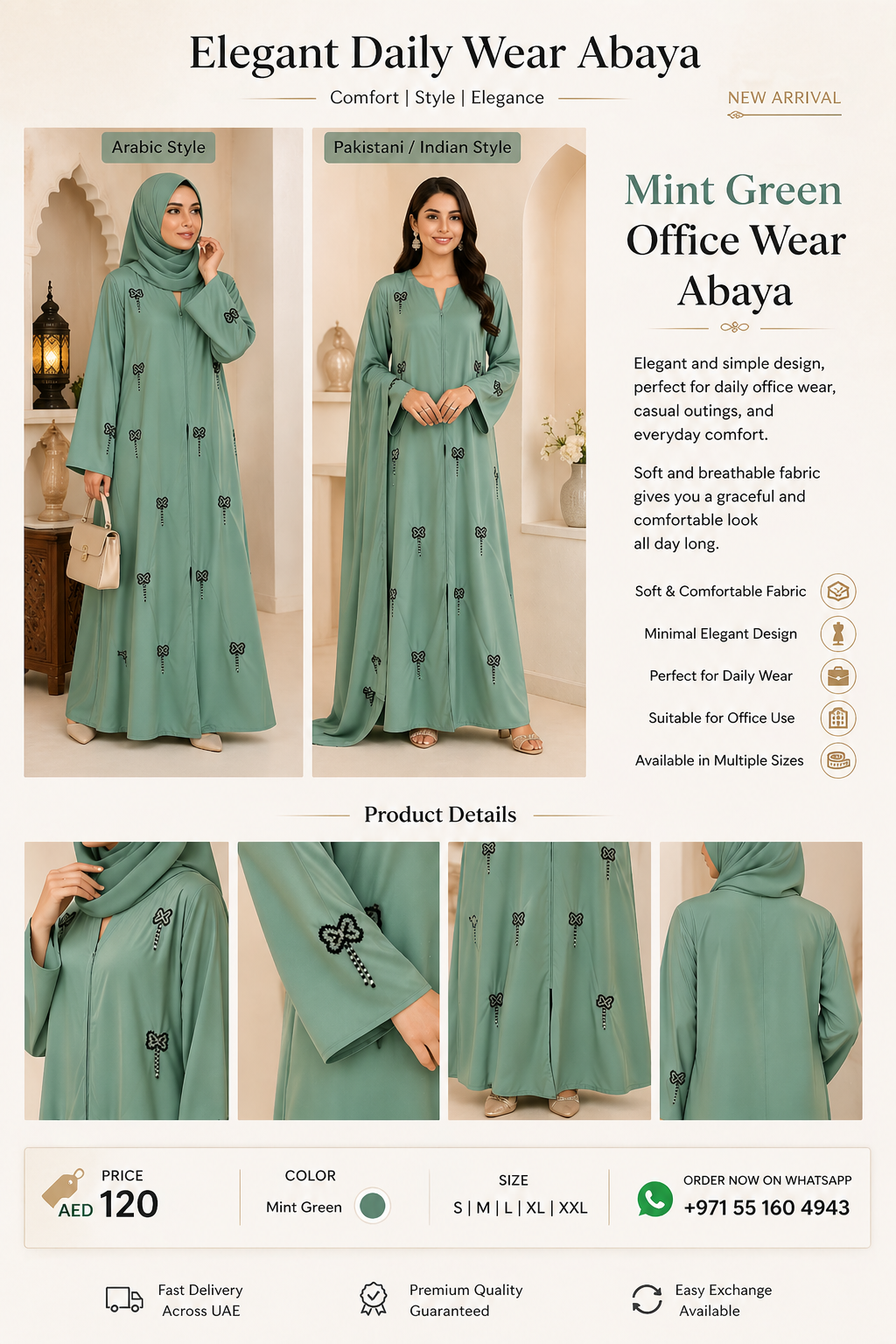 Emerald Grace Abaya