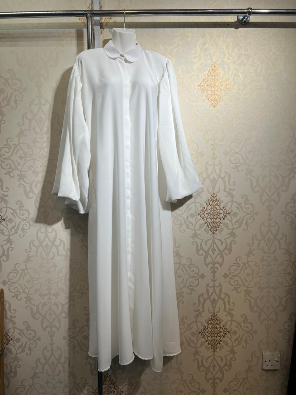Luna Grace White Abaya
